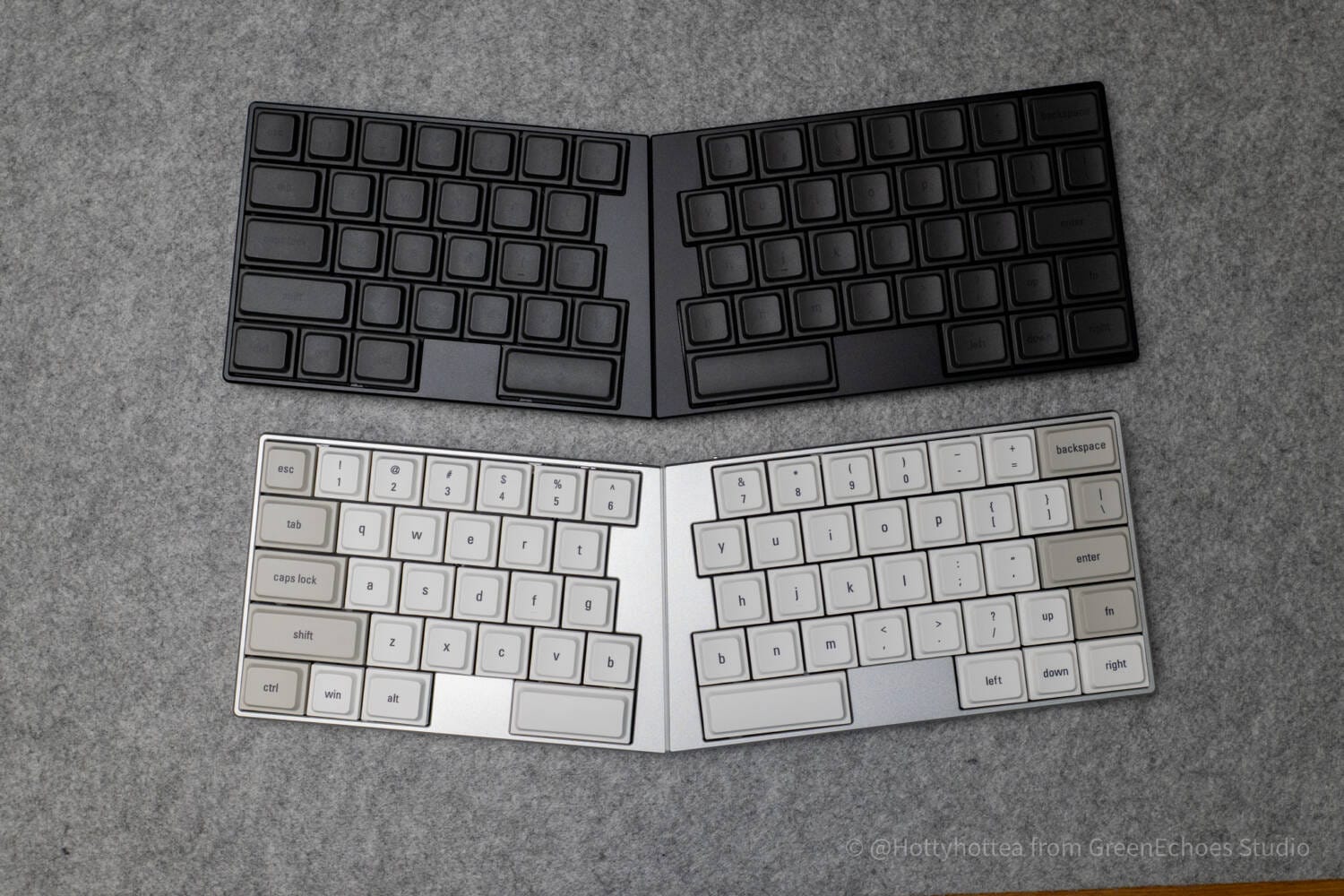 Elimkeys Elytraレビュー。堅実な作りにボロノイパターンが光る左右