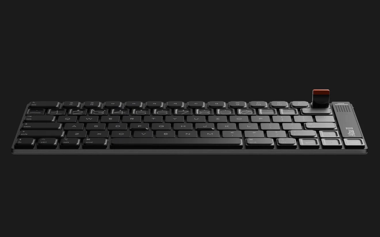 厚さ4.75mmの薄型キーボード「Altar II」発表｜着脱式ダイヤルや触覚フィードバックを搭載