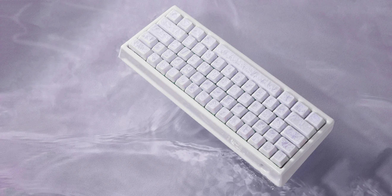 Cerakeyが新色「Purple Ice Crystal」を発売｜V4強化ステム採用のセラミックキーキャップ