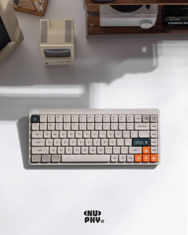 NuPhy Nodeシリーズ購入で限定キーキャップが付属｜Braun T3を思わせる11キーセット