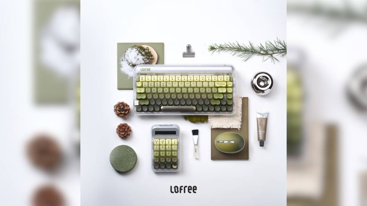 Lofree「432Hz Polar Moss」発売｜苔をモチーフにした半透明75％キーボード