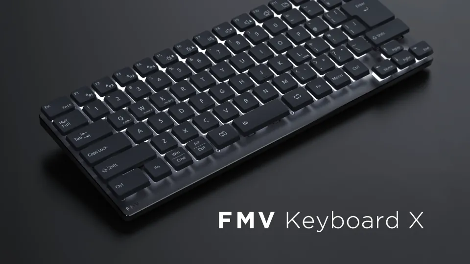 FMV Keyboard Xが一般販売開始｜静音磁気スイッチ搭載、11月6日まで10％オフ
