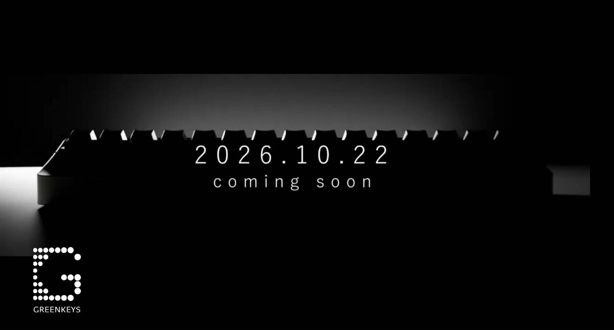 HHKBが10月22日の新製品発表を予告｜30周年の節目にアルミケース採用モデルが登場か？