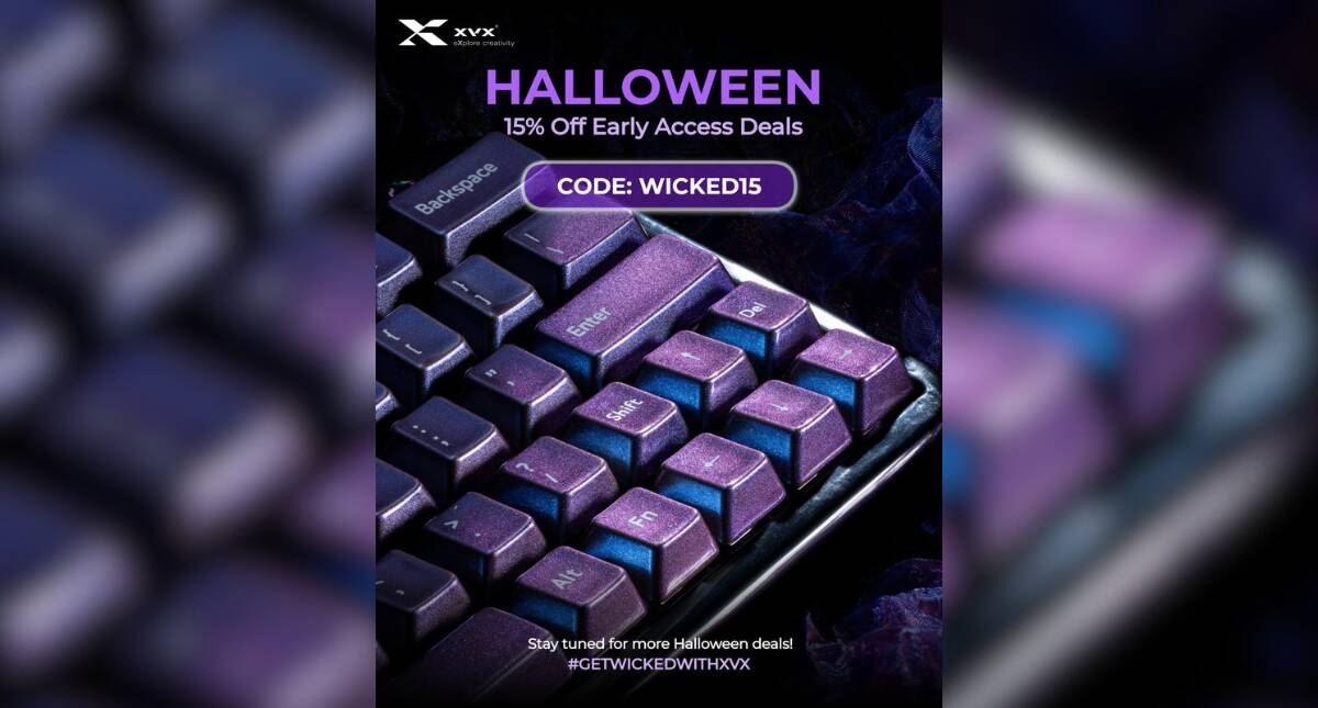 XVXがハロウィン先行セールを開始｜対象商品が15％オフ、キーボードの特価販売も