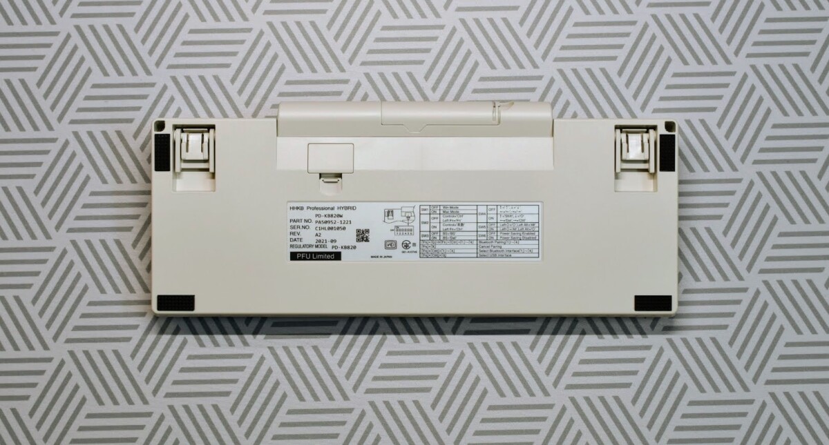 HHKB(Happy Hacking Keyboard) Professional Hybrid Type-S English/Japanese (snow/white/ink) 91