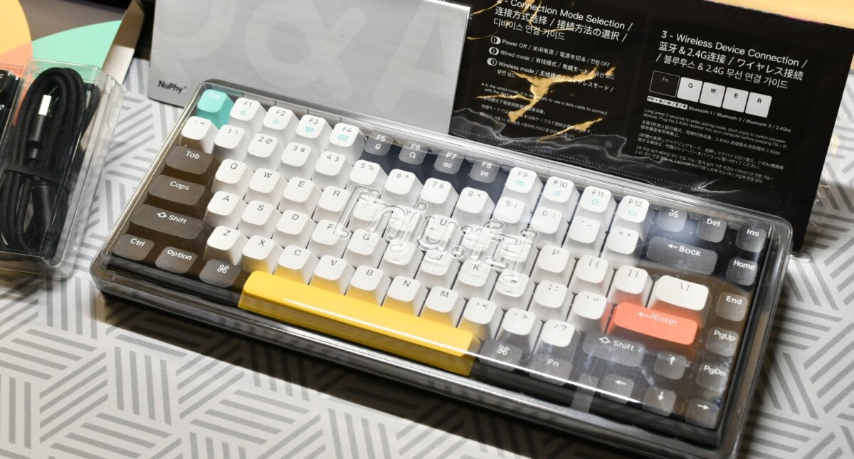NuPhy Halo 75 レビュー!新しいキースイッチも搭載して大ヒットの予感。 17