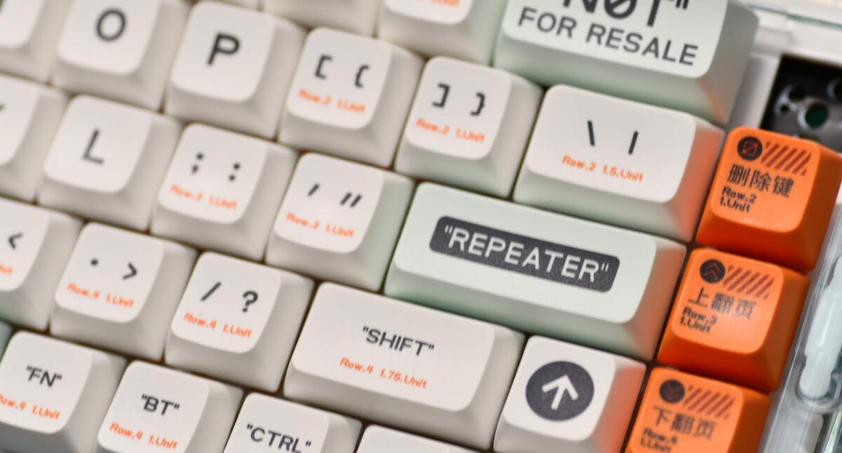 Wired MelGeek MOJO68 Mechanical Keyboard Collection (Support QMK Tools)Ember 11