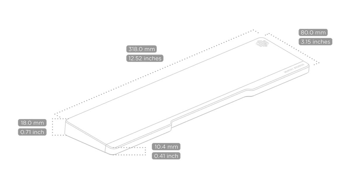 New Acrylic Palm Rests from NuPhy! Now available in a total of 12 colors! 20