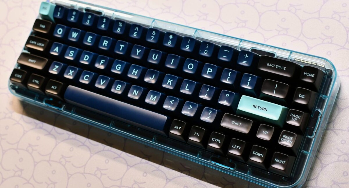 MelGeek MOJO68 Plastic Advance See-through Custom Programmable Mechanical Keyboard 22