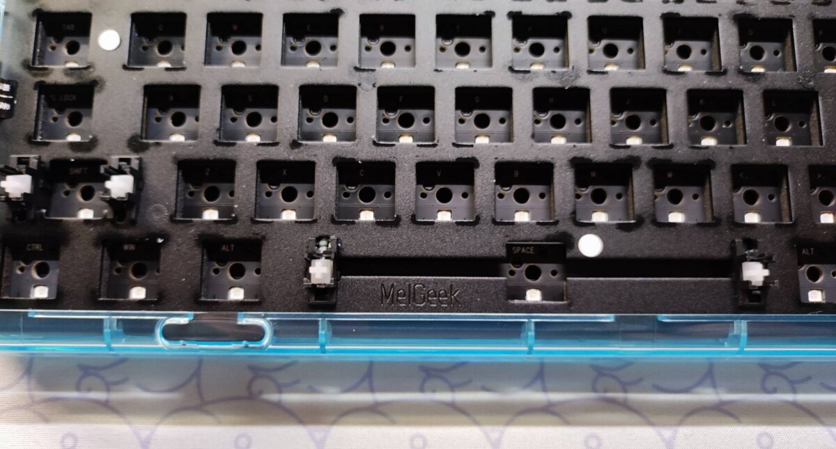 MelGeek MOJO68 Plastic Advance See-through Custom Programmable Mechanical Keyboard 21