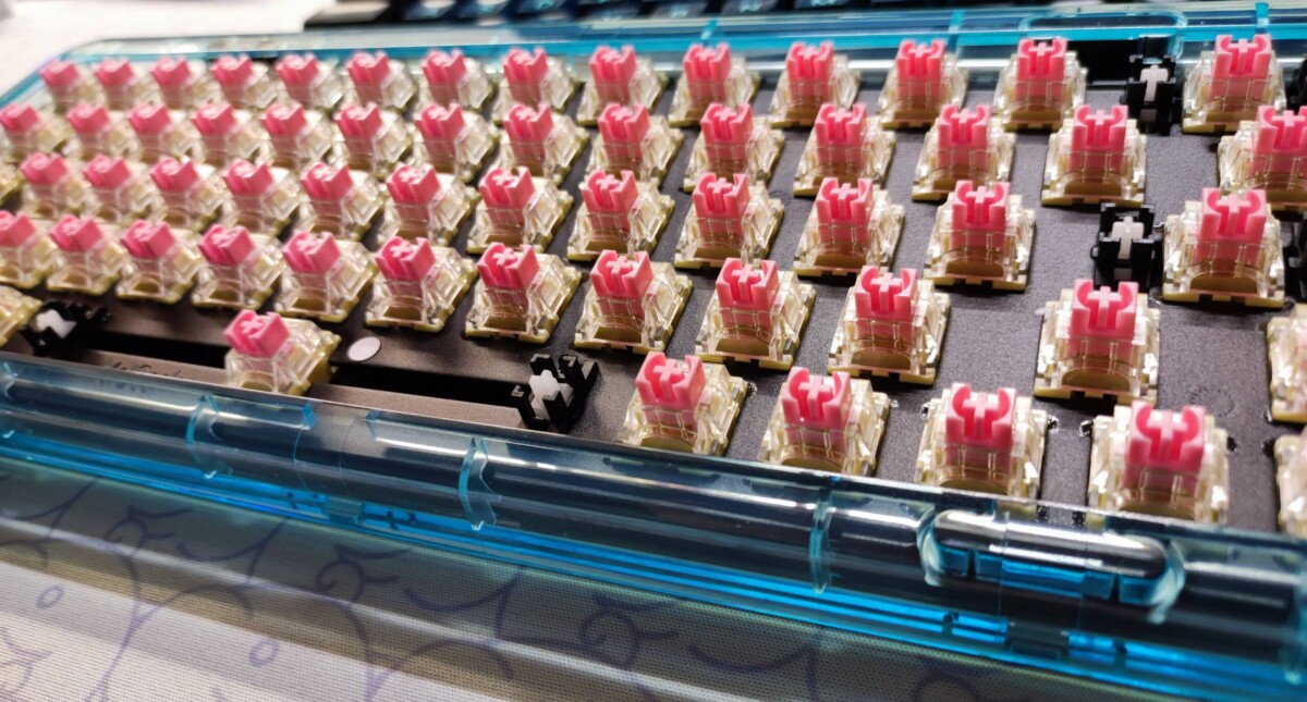 MelGeek MOJO68 Plastic Advance See-through Custom Programmable Mechanical Keyboard 18