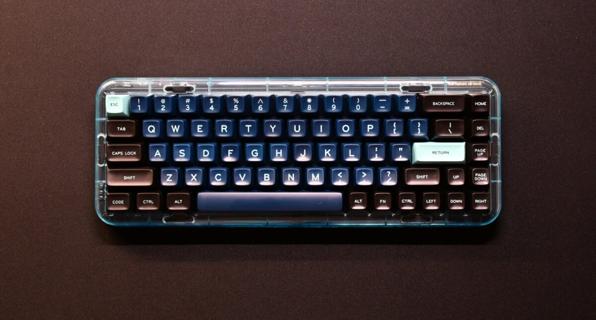 MelGeek MOJO68 Plastic Advance See-through Custom Programmable Mechanical Keyboard 33
