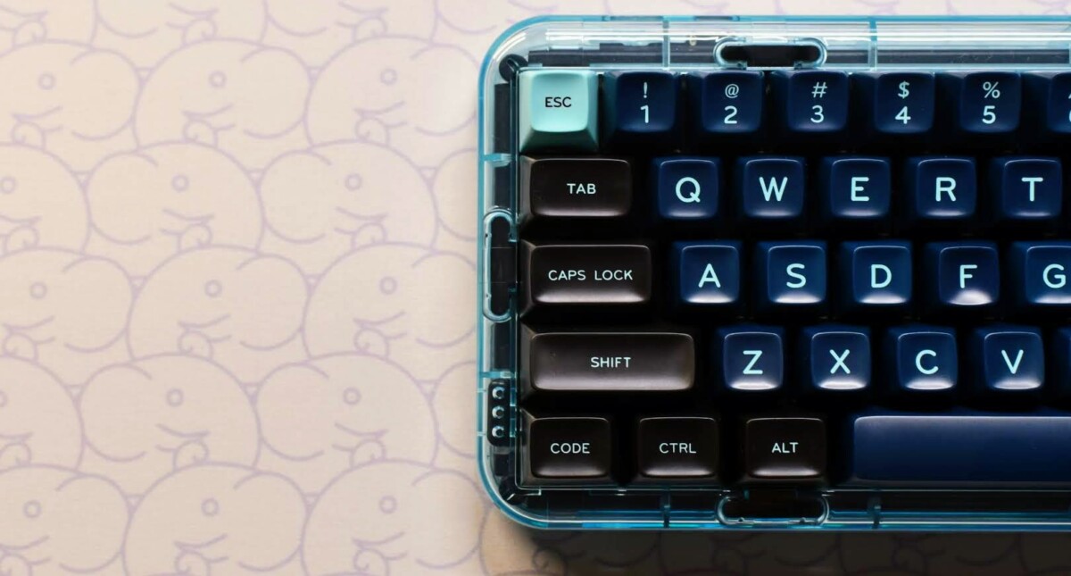 MelGeek MOJO68 Plastic Advance See-through Custom Programmable Mechanical Keyboard 31