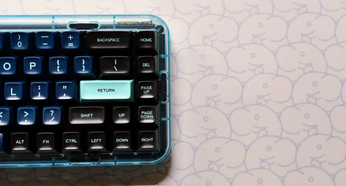 MelGeek MOJO68 Plastic Advance See-through Custom Programmable Mechanical Keyboard 29