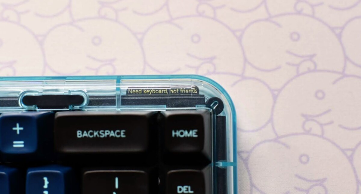 MelGeek MOJO68 Plastic Advance See-through Custom Programmable Mechanical Keyboard 27